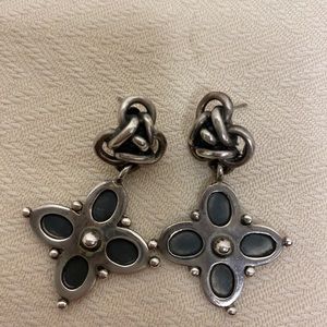 Price Drop! Brenda Schoenfeld sterling earrings